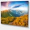 Designart - Bright Sunrise in Carpathian Mountains - Landscape Canvas Art Print
